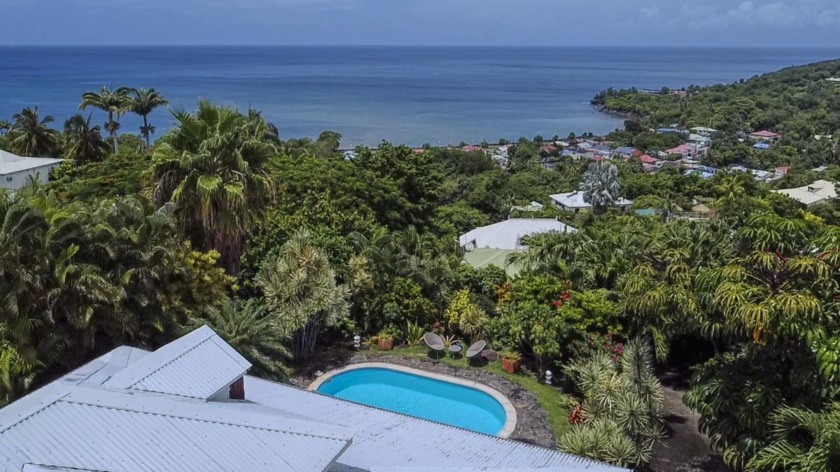 Villa Deshaies Guadeloupe__vue sur mer